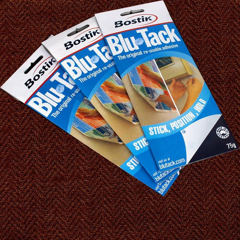 Paialco 6-Pack Blu-Tack Reusable Adhesive (75g/pc)