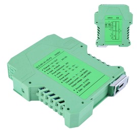 Current Signal Isolator Transmitter, DC 24V DC Detect Signal Conditioner Transmitter 4-20mA PLC Current Signal Isolator Transmitter for Accurate Signal Conversion Industrial (One in One, 4-20mA