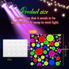 Haull 2 Pack Neon Light up Dance Floor Glow in