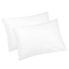 PiccoCasa Pillowcases 2 Pack Cotton Pillow Cases with Zipper Closure
