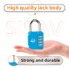 SISAV 4 Digit Combination Lock,Gym Padlock,Outdoor Combination Padlock,Suitable for School