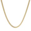 trendor Sturdy Curb Chain for Pendant 925 Silver Gold-Plated 1.4
