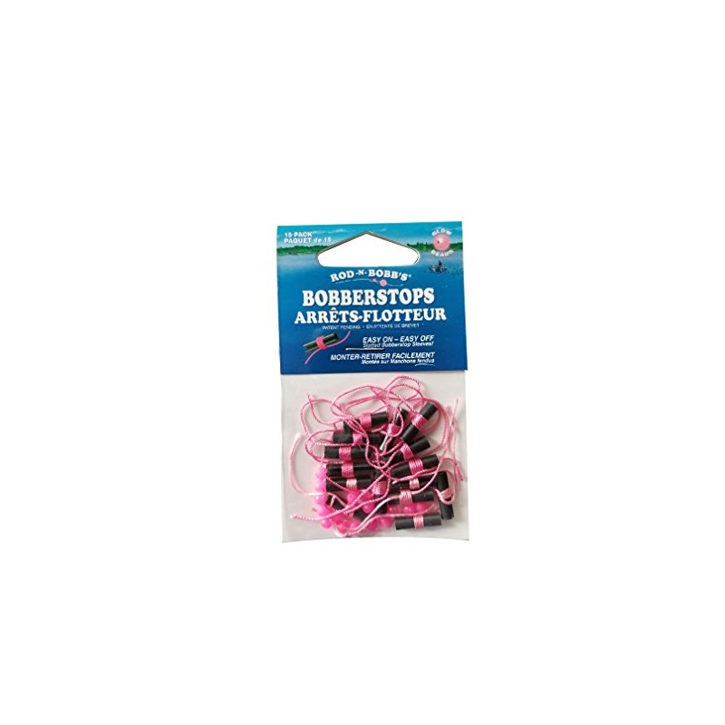 Bobber Stops & Beads 15 Pack - Pink