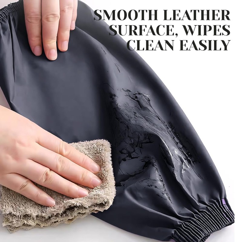 BIAEHIPATE 2 Pairs Arm Covers - Waterproof Kitchen Sleeves For
