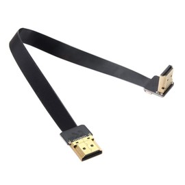 CYFPV FPV Cable plano HDMI macho a 90D HDMI macho HDTV FPC para FPV HDTV multicopter fotografía aérea (0,2 m)