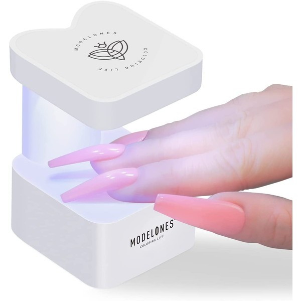 modelones Mini UV Light for Gel Nails, UV Nail Lamp,