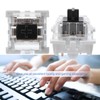 Black Switch 3 Pin Key Switch, 10 Pieces Black Switches