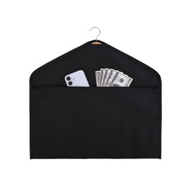 Hanger Diversion Safe Bag,Hanger Safe Hidden Storage,Hidden Pocket Safe，Suitable for hanging under clothes to hide personal valuables in travel, home, and hotels(1 Pack)