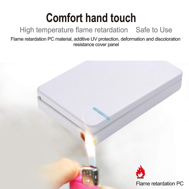 Thinkbee Wireless Light Switch Kit, No Wiring Mini Remote Switch,