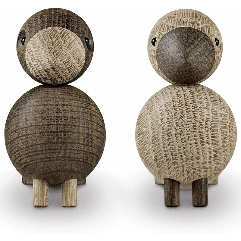 The Ounce Rtrennlichen Wooden Figures Brown/2 Figures by Kay Bojesen Denmark