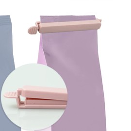 SZCXDKJ 15 Pieces Food Clips, Plastic Food Bag Clips Reusable Bag Clips for Food Storage Colorful Sealing Clips for Snack, Coffee, Home, Kitchen, Travel, Camping (4.7inch, 5.9inch)