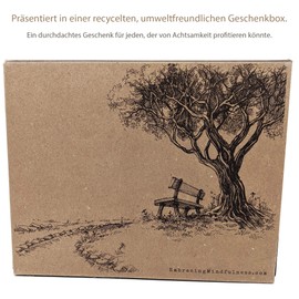 Embracing Mindfulness. Mindfulness Challenge - A Year of Mindfulness - 52 Weeks Mindfulness Exercises in Rustic Glass - for Meditation Relaxation Stress Relief.