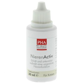 PHA Katze, Unterstützung der Nierenfunktion, Tropfen, Für alle Katzen, NierenActiv, 30 ml