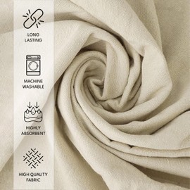 Canvas Painters Drop Cloth (Size 6 x 9 Feet - Pack of 2) - Pure Cotton Paint Drop Cloth for Painting, Curtains, Furniture & Floor Protection - All Purpose Thick Canvas tarp with Double Stitched Edges