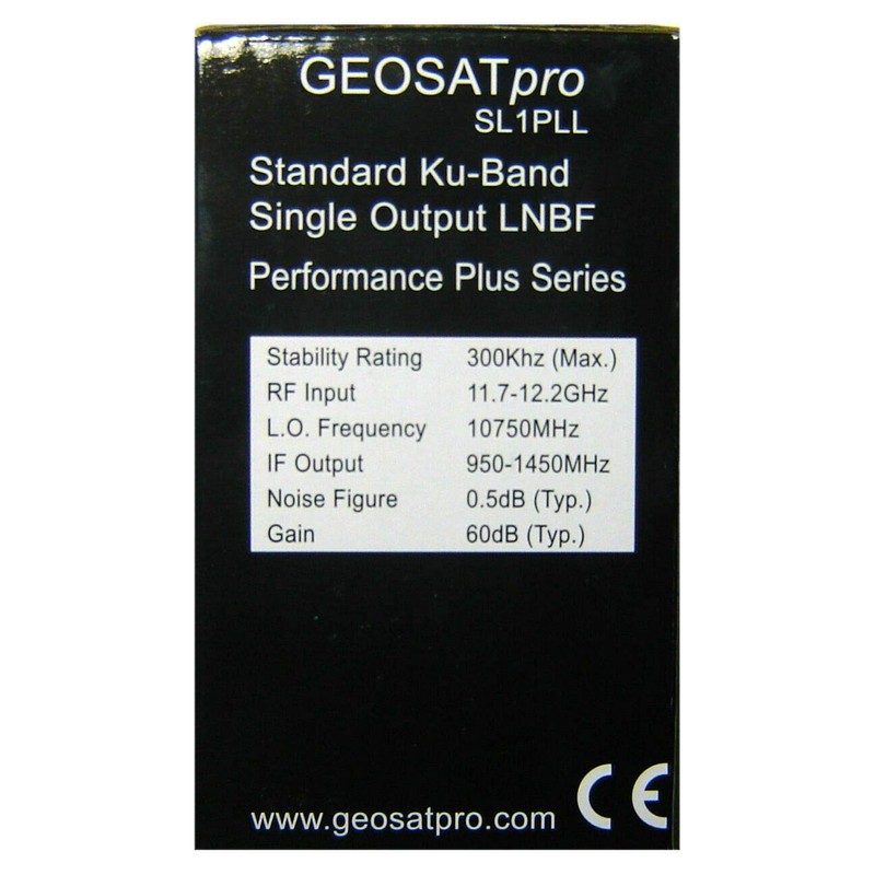 SL1PLL - GEOSATpro SINGLE STANDARD KU PHASE LOCKED LOOP LNBF