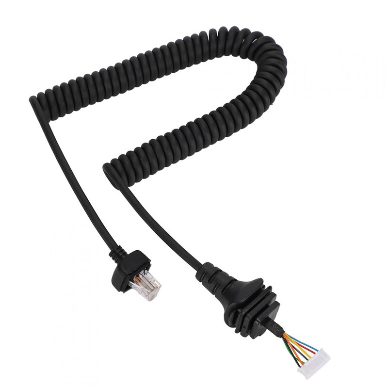 Portable Radio Microphone Microphone Cord Speaker Cable for ICOM HM152/HM154