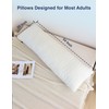 ZonLi Memory Foam Body Pillow for Adults, Long Pillow for