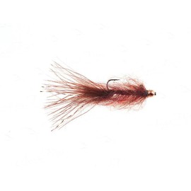 Aqua Flies Balanced Leech (Brown, 10)