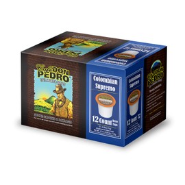 Cafe Don Pedro Colombian Supremo 72 Count Kcup Low-Acid Coffee