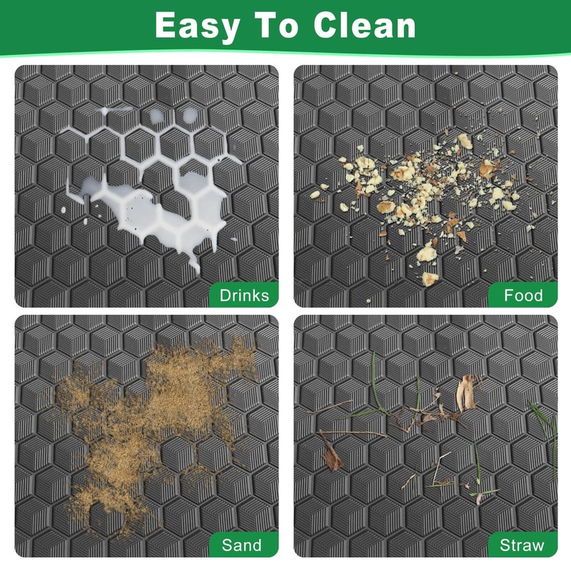 Club Car DS Floor Mat, Upgraded Non-Slip Full Coverage Golf
