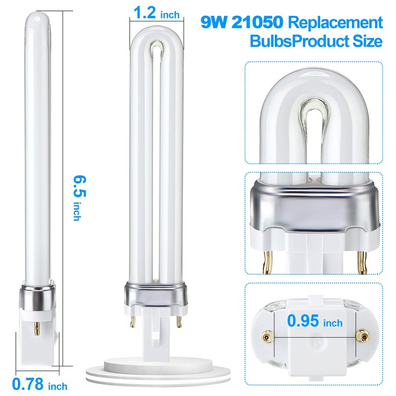 Kittmip 3 Pack 9W Bug Zapper Replacement Bulbs Compatible with