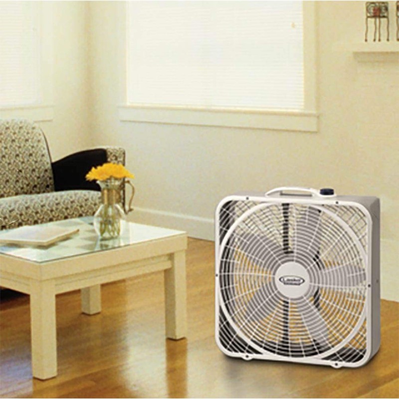 Lasko Lasko-20 Weather-Shield Performance Box, 3-Speed (3720) Household Fans, Standard