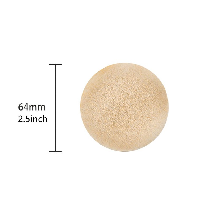 OHAOLYLE Coffee Filter Paper Unbleached Replacement Round Paper Filter for