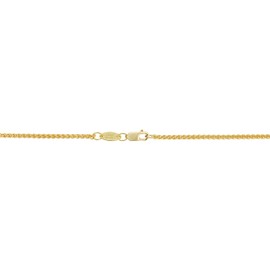 Kooljewelry 14k Yellow Gold Filled 1.5 mm Round Wheat Chain Bracelet (7.5 inch)