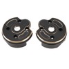 2PCS Brass Differential Covers Front Rear Axle Diff Cover Replacement