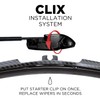 ClixWipers 26" + 18" (Set of 2) Black Carbon Fiber