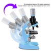 40X‑1200X High Definition Microscope Monocular Plastic Biological Microscope for ChildBlue