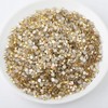 Flat Back Crystal Rhinestones,Metal Sunlight, SS34, 288pcs