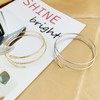 SSKHE Boho bangle, silver, adjustable upper bangle, open end bangle,