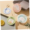 CHILDWEET 5pcs Cartoon Dish Scrubber Reusable Kitchen Cleaning Sponges for