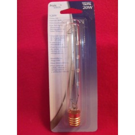 BRIGHT EFFECTS TUBULAR BULB, 20 WATT 120 VOLT FOR LIGHTS, BRIGHT EFFECTS #136996, STOCK #18