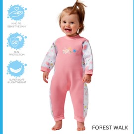 Splash About Children's Warm in One Baby Wetsuit (Forest Walk, 3-6 Months)
