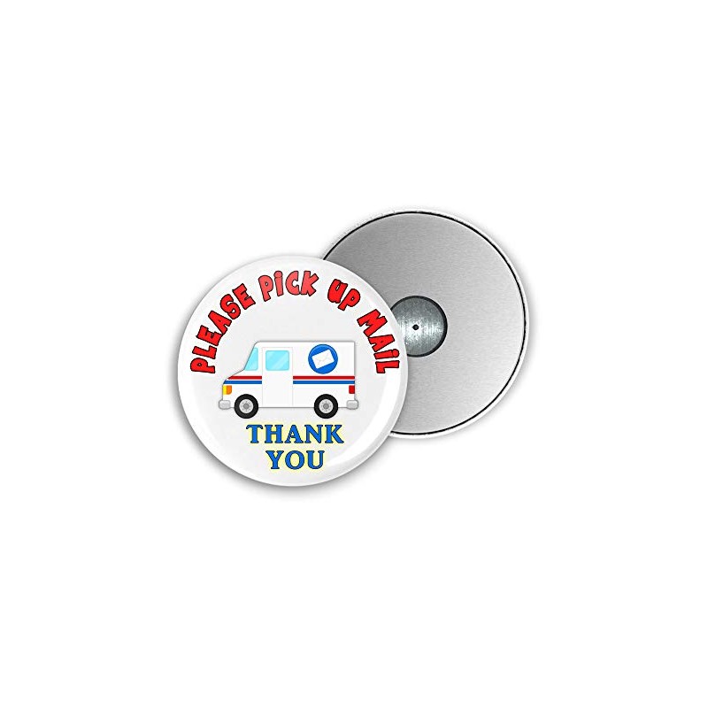 US Mail Truck Outgoing Mail Magnet Please Pick Up Mailbox