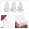 PREMJCROY 20 Pcs Blind Hold Down Brackets Plastic Blind Rail