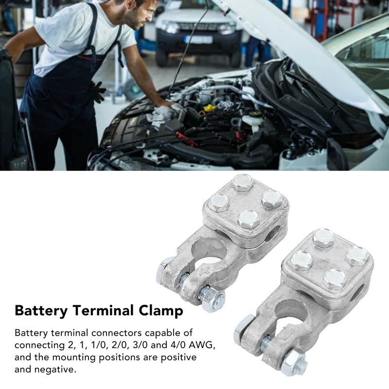 3 Way Battery Terminal Connectors 2 AWG 4/0 By Quick