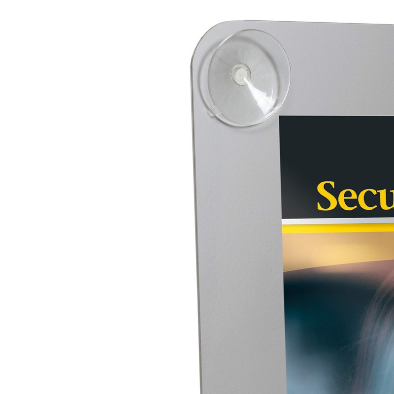 Securit A4 Window Display Frame - Grey