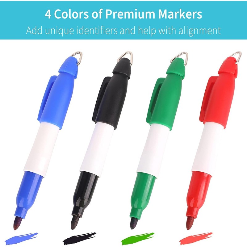 8 Pack Golf Ball Line Marker Tool,Golf Ball Alignment and