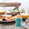 vibedor 2 Pcs Colorful Ceramic Egg Cups Caribbean