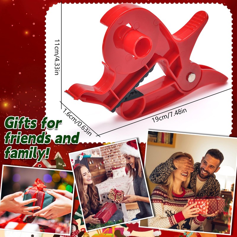 Wrapping Paper Cutter, Tabletop Gift Wrapping Tool Clamp Solution Integrated