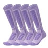 cozycube Ski Socks, Snowboard Socks, Men's, Women's, 2 Pairs Set,