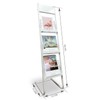 TONGMO Floor-standing 3-Layer Magazine Rack, Brochure Display Stand, made of
