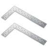 L Shaped Ruler 2pcs Metal Stainless Steel L Square Rulers