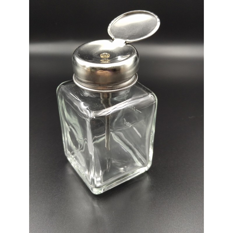 ZQDZYIE 1 Pack 4 Oz Dispenser Bottle Glass Nail Polish