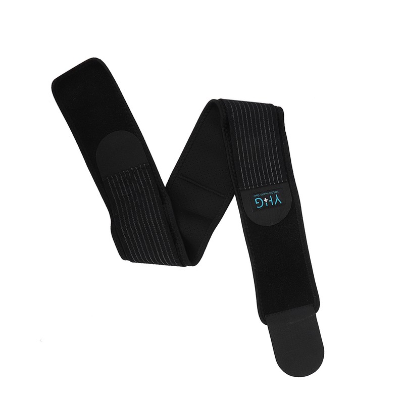Breathable Adjustable Sacroiliac Lumbar Support Belt Black M