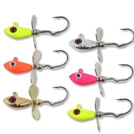 Northland Tackle Whistler Jig, Assorted Sizes and Colors, 1/8 Oz, Assorted
