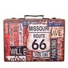 Birendy KD 1291 Chest Suitcase Set Wooden Chest Faux Leather